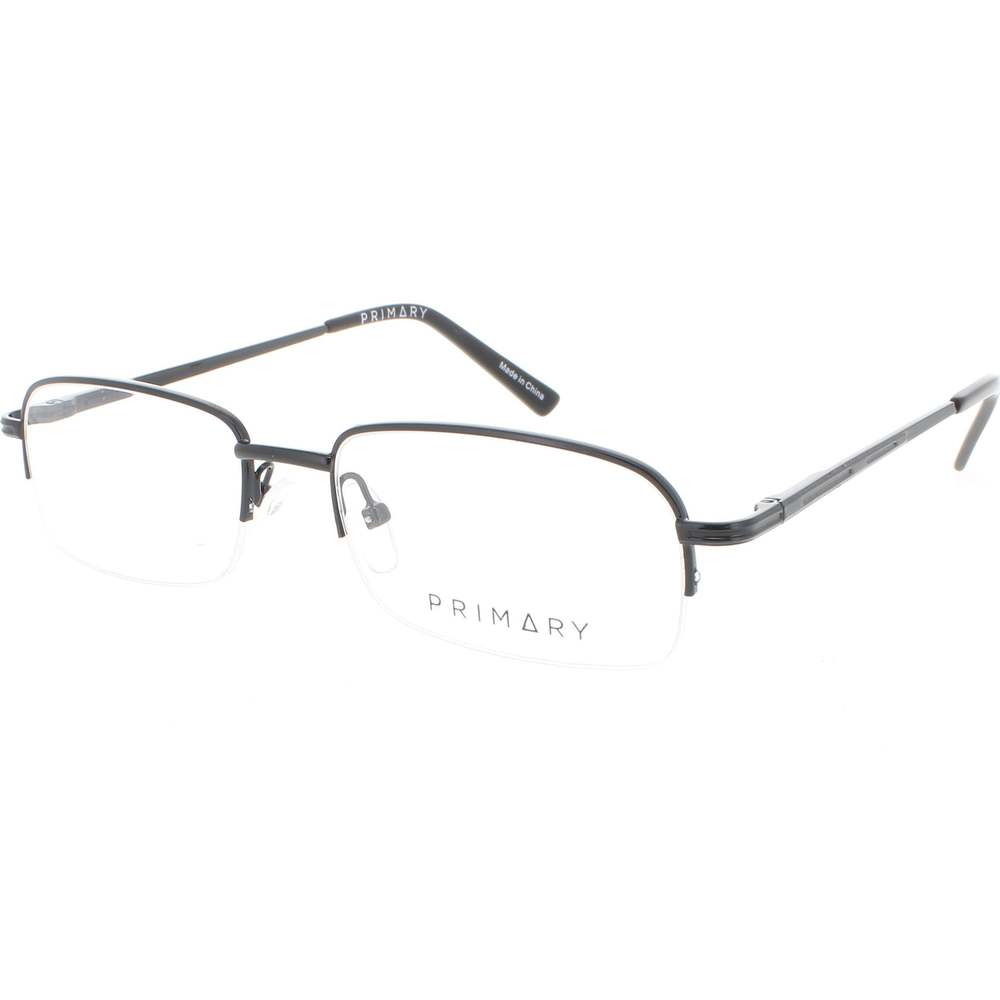 PRIMARY 1086-BLACK-54 Eyeglasses Eye Glasses BLACK BLACK Authentic New 54mm